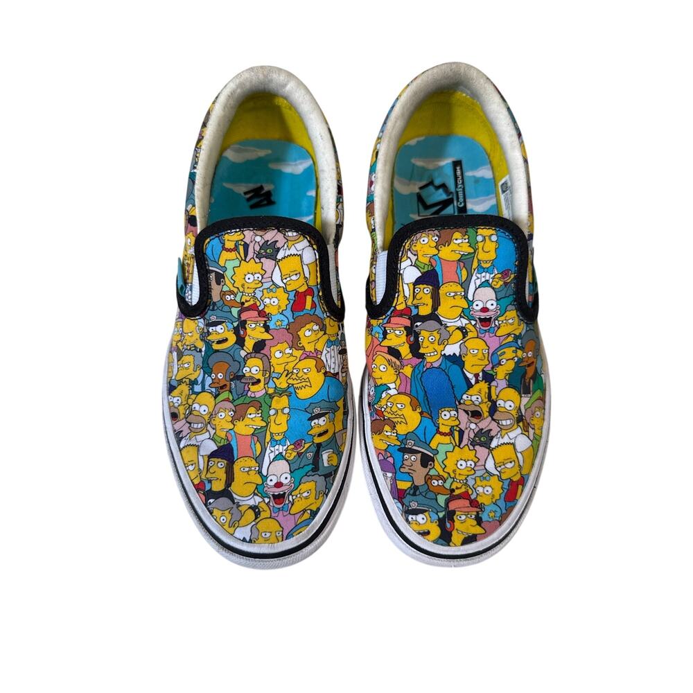 VANS/Simpson Collab Sneakers Women's 6 Men's 4 AOP Cast - Picture 2 of 8